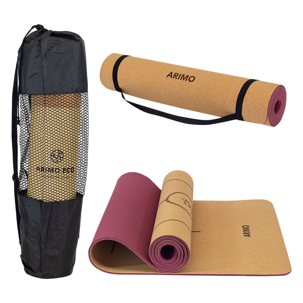 Arimo Eco Tapete de Yoga Cortiça TPE
