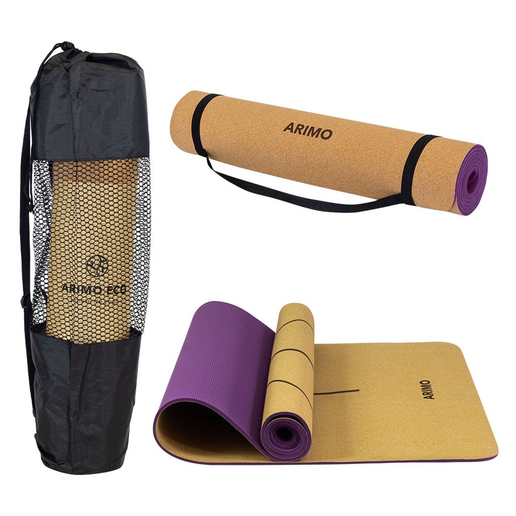 Arimo Eco Tapete de Yoga Cortiça TPE