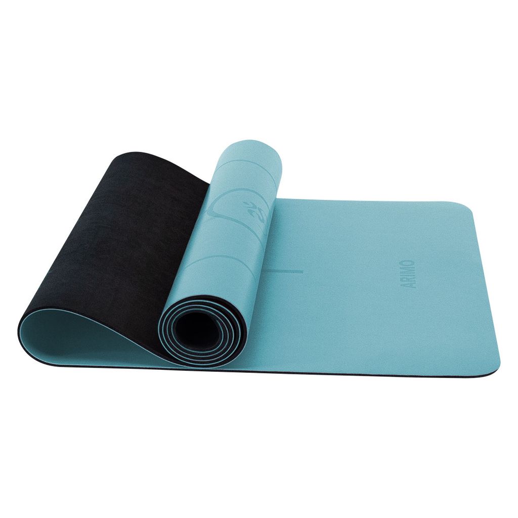 Arimo Pro Tapete de Yoga com Linhas PU + Borracha Natural