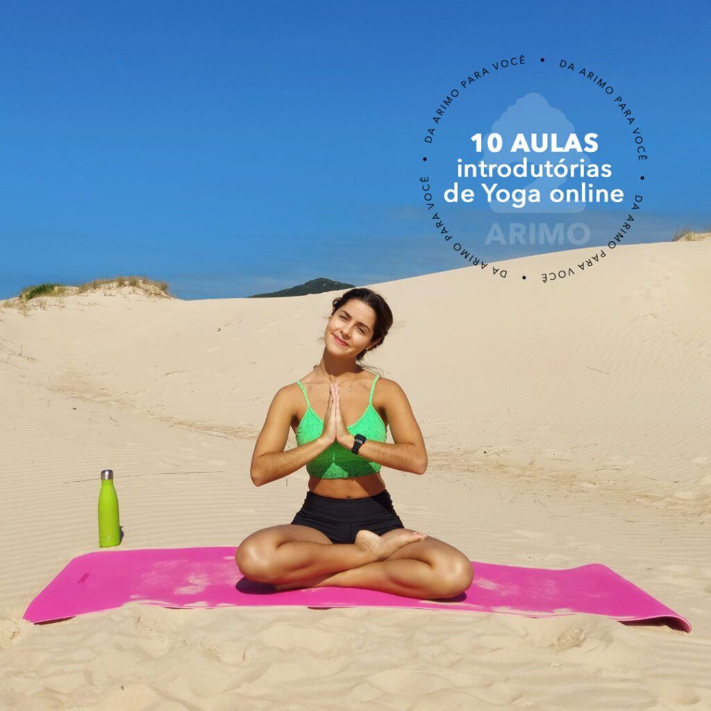 Imagem ilustrativa para o texto "Yoga e a saúde da coluna vertebral: Cinco posturas para aliviar dores nas costas" publicado no blog da Arimo.